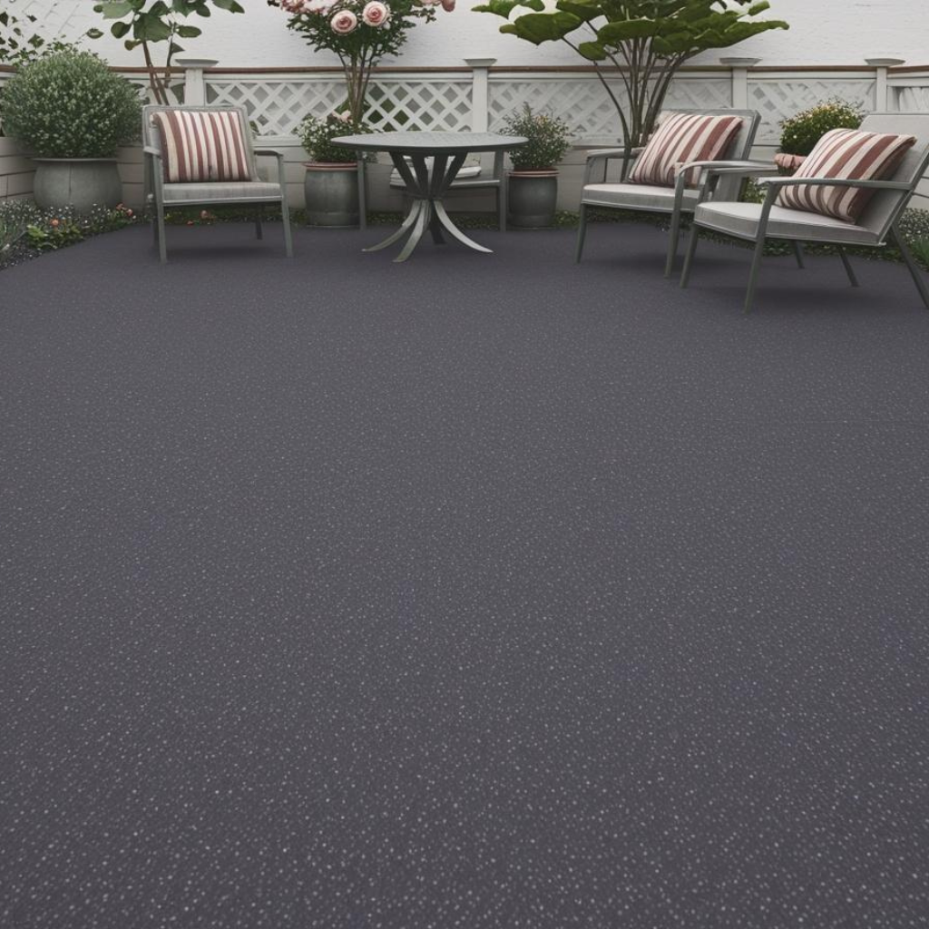 Black Resin Patio in Bodelwyddan