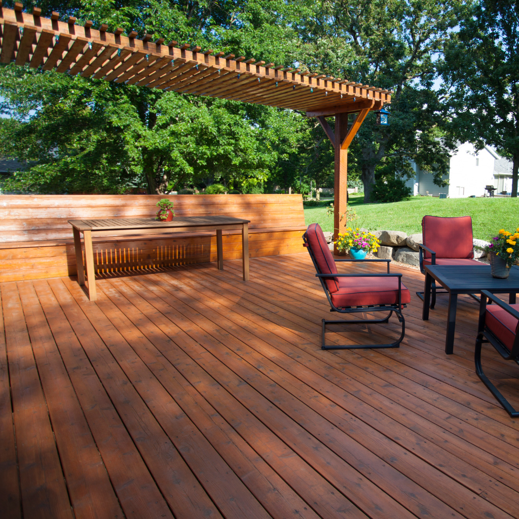 Patio Decking Replaced in Bodelwyddan